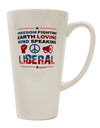 Conical Latte Coffee Mug for the Freedom Fighter - TooLoud-Conical Latte Mug-TooLoud-White-Davson Sales