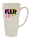 Conical Latte Coffee Mug for the Perfect PLUR Paint Experience - TooLoud-Conical Latte Mug-TooLoud-White-Davson Sales