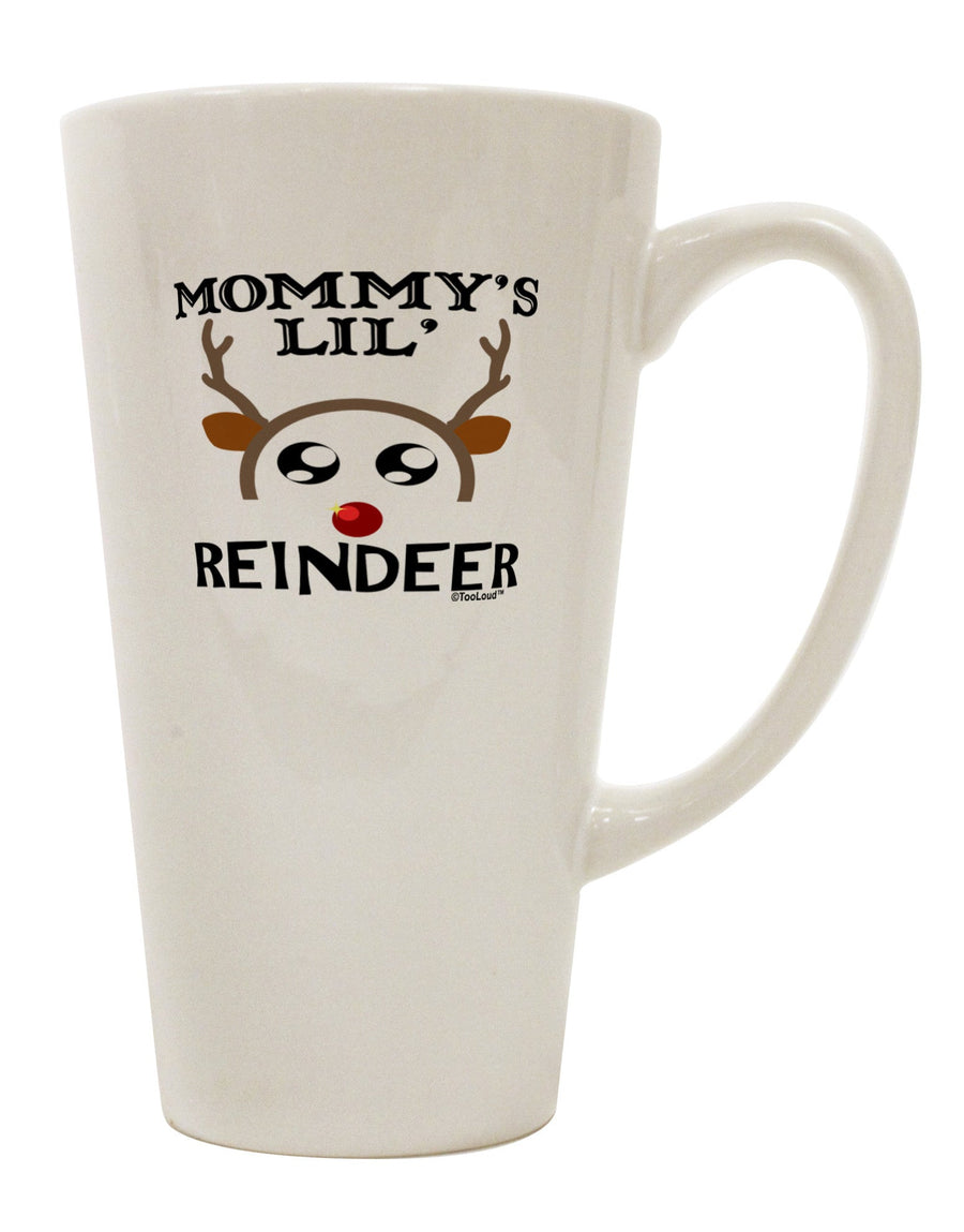 Conical Latte Coffee Mug for the Reindeer Enthusiast - TooLoud-Conical Latte Mug-TooLoud-White-Davson Sales