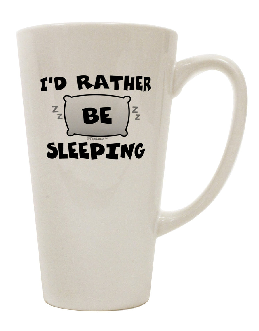 Conical Latte Coffee Mug for the Sleep Enthusiast - TooLoud-Conical Latte Mug-TooLoud-White-Davson Sales