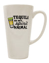 Conical Latte Coffee Mug for the Tequila Enthusiast - TooLoud-Conical Latte Mug-TooLoud-White-Davson Sales