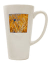 Conical Latte Coffee Mug in Blue Bird Yellow - Expertly Crafted Drinkware TooLoud-Conical Latte Mug-TooLoud-White-Davson Sales