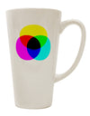 Conical Latte Coffee Mug in CMYK Color Model - Expertly Crafted by TooLoud-Conical Latte Mug-TooLoud-White-Davson Sales