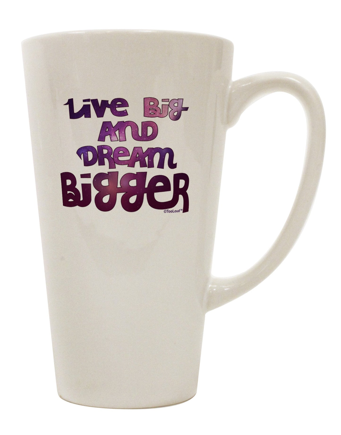 Conical Latte Coffee Mug - Perfect for Embracing Life's Grand Moments TooLoud-Conical Latte Mug-TooLoud-White-Davson Sales