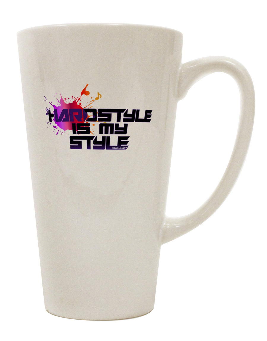 Conical Latte Coffee Mug - Perfect for Embracing the Hardstyle Vibe-Conical Latte Mug-TooLoud-White-Davson Sales