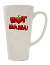 Conical Latte Coffee Mug - Perfect for Hot Mama Chili Lovers! - TooLoud-Conical Latte Mug-TooLoud-White-Davson Sales