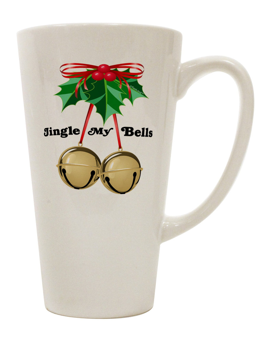 Conical Latte Coffee Mug - Perfect for Jingle My Bells Moments - TooLoud-Conical Latte Mug-TooLoud-White-Davson Sales
