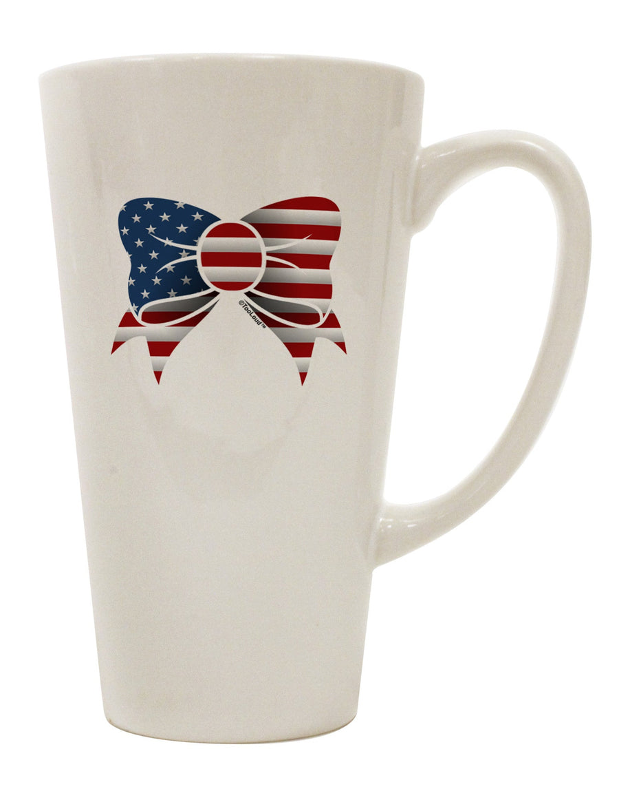 Conical Latte Coffee Mug - Perfect for Patriotic Celebrations TooLoud-Conical Latte Mug-TooLoud-White-Davson Sales