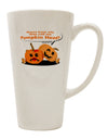 Conical Latte Coffee Mug - Perfect for Pumpkin Lovers TooLoud-Conical Latte Mug-TooLoud-White-Davson Sales