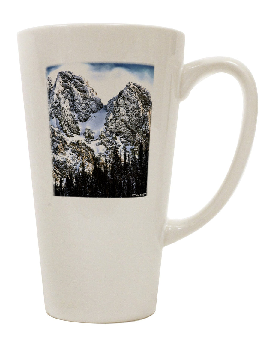 Conical Latte Coffee Mug - Perfect for Savoring the Serene Mountain Landscape - TooLoud-Conical Latte Mug-TooLoud-White-Davson Sales