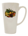 Conical Latte Coffee Mug - Perfect for Showcasing Fruit Basket Still Life - TooLoud-Conical Latte Mug-TooLoud-White-Davson Sales