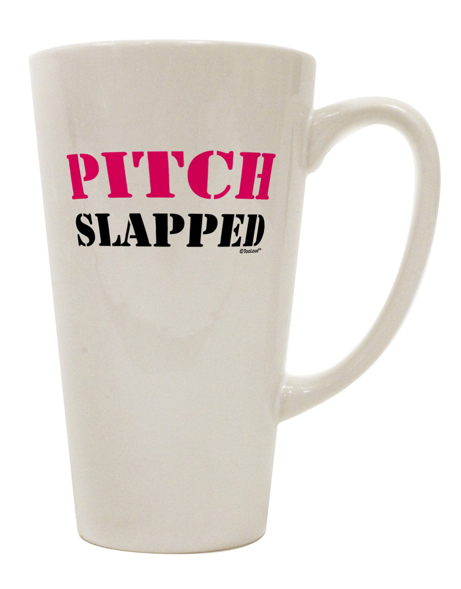 Conical Latte Coffee Mug - Perfectly Pink and Pitch Perfect - TooLoud-Conical Latte Mug-TooLoud-White-Davson Sales