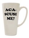 Conical Latte Coffee Mug - The Perfect Choice for Aca-Scuse Me Moments TooLoud-Conical Latte Mug-TooLoud-White-Davson Sales