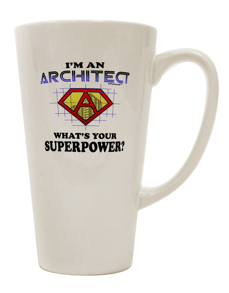 Conical Latte Coffee Mug - The Perfect Choice for Architects - TooLoud-Conical Latte Mug-TooLoud-White-Davson Sales