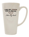 Conical Latte Coffee Mug - The Perfect Choice for Coffee Lovers - TooLoud-Conical Latte Mug-TooLoud-White-Davson Sales