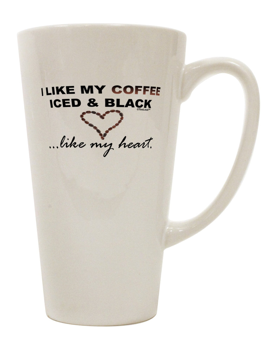 Conical Latte Coffee Mug - The Perfect Choice for Coffee Lovers - TooLoud-Conical Latte Mug-TooLoud-White-Davson Sales