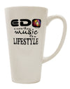 Conical Latte Coffee Mug - The Perfect Choice for EDM Enthusiasts - TooLoud-Conical Latte Mug-TooLoud-White-Davson Sales