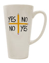 Conical Latte Coffee Mug - The Perfect Choice for the Charlie Charlie Challenge - TooLoud-Conical Latte Mug-TooLoud-White-Davson Sales