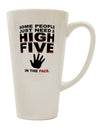 Conical Latte Coffee Mug - The Perfect Companion for High Five Moments - TooLoud-Conical Latte Mug-TooLoud-White-Davson Sales