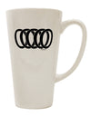 Conical Latte Coffee Mug - The Perfect Drinkware for a Luxurious Sip-Conical Latte Mug-TooLoud-White-Davson Sales