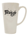 Conical Latte Coffee Mug - The Perfect Drinkware for Muggles TooLoud-Conical Latte Mug-TooLoud-White-Davson Sales