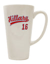 Conical Latte Coffee Mug - The Perfect Hillary Jersey 16 Drinkware TooLoud-Conical Latte Mug-TooLoud-White-Davson Sales