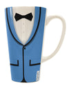 Conical Latte Coffee Mug with All Over Print - Perfect for Blue Tuxedo Suit Costume - TooLoud-Conical Latte Mug-TooLoud-White-Davson Sales