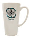 Conical Latte Coffee Mug with Cancer Symbol - Perfect for Sipping in Style! - TooLoud-Conical Latte Mug-TooLoud-White-Davson Sales