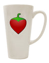 Conical Latte Coffee Mug with Chili Pepper Heart Design - TooLoud-Conical Latte Mug-TooLoud-White-Davson Sales