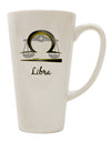 Conical Latte Coffee Mug with Libra Symbol - Perfect for Astrology Enthusiasts TooLoud-Conical Latte Mug-TooLoud-White-Davson Sales