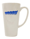 Conical Latte Coffee Mug with Onomatopoeia WOOSH - TooLoud-Conical Latte Mug-TooLoud-White-Davson Sales