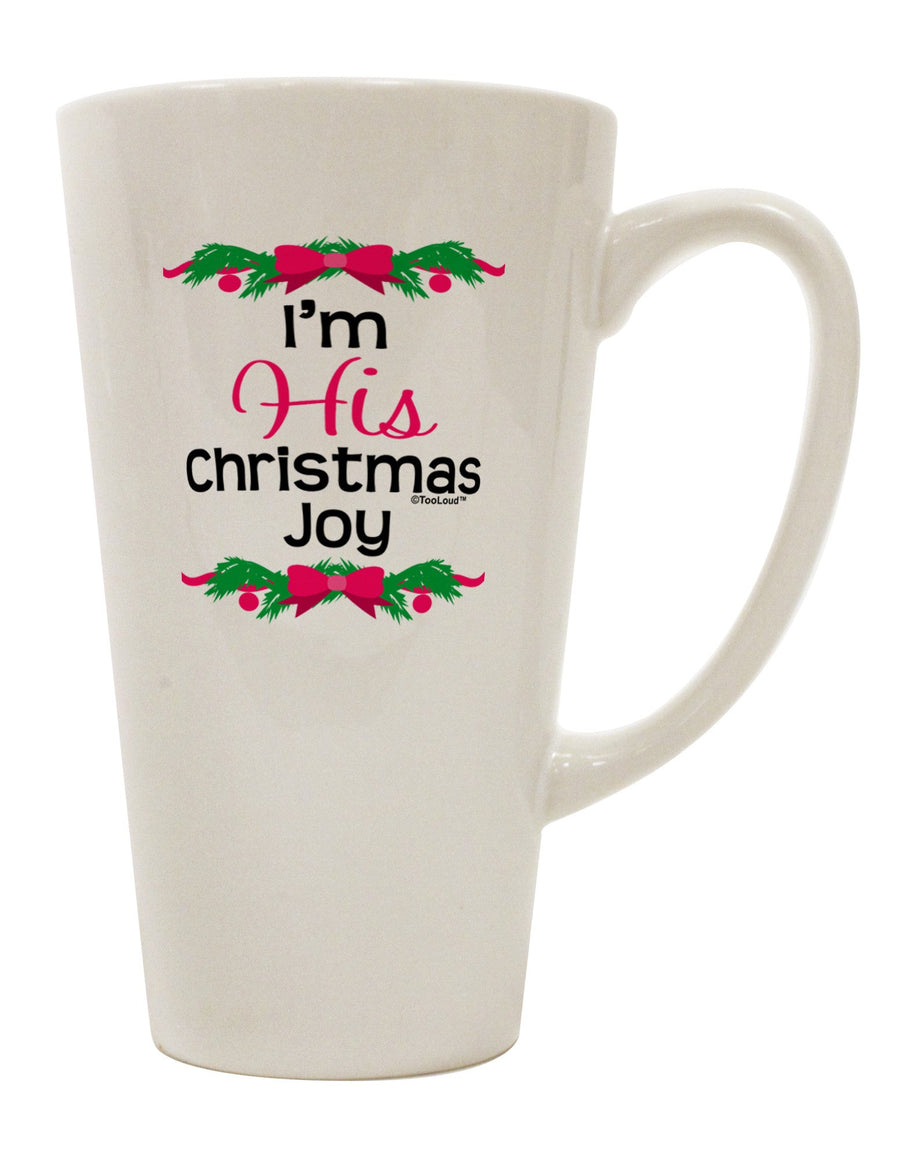 Conical Latte Coffee Mugs for Couples - Enhancing the Christmas Joy - TooLoud-Conical Latte Mug-TooLoud-White-Davson Sales