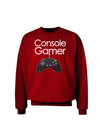 Console Gamer Adult Dark Sweatshirt-Sweatshirts-TooLoud-Deep-Red-Small-Davson Sales