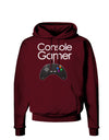 Console Gamer Dark Hoodie Sweatshirt-Hoodie-TooLoud-Maroon-Small-Davson Sales