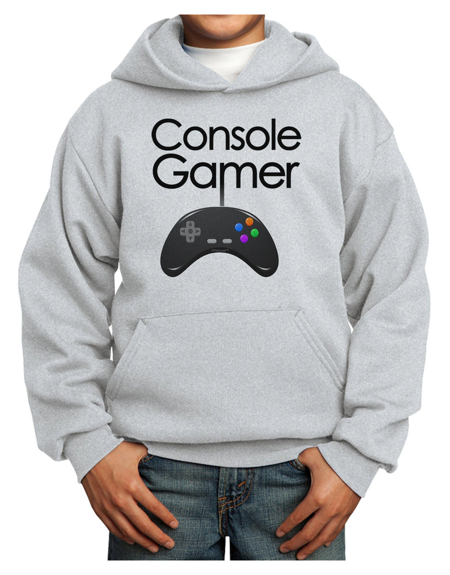 Console Gamer Youth Hoodie Pullover Sweatshirt-Youth Hoodie-TooLoud-White-XS-Davson Sales