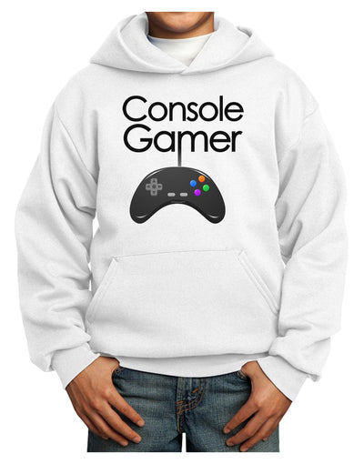 Console Gamer Youth Hoodie Pullover Sweatshirt-Youth Hoodie-TooLoud-White-XS-Davson Sales