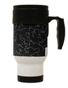 Constellations Black All Over Stainless Steel 14oz Travel Mug All Over Print-Travel Mugs-TooLoud-White-Davson Sales