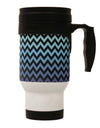 Cool Ocean Zig Zags Stainless Steel 14oz Travel Mug All Over Print-Travel Mugs-TooLoud-White-Davson Sales