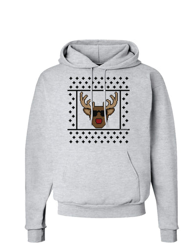 Cool Rudolph Sweater Hoodie Sweatshirt-Hoodie-TooLoud-AshGray-Small-Davson Sales