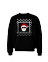 Cool Santa Christmas Sweater Adult Dark Sweatshirt-Sweatshirts-TooLoud-Black-Small-Davson Sales