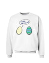 Cool Tattoo Easter Egg Sweatshirt-Sweatshirts-TooLoud-White-Small-Davson Sales