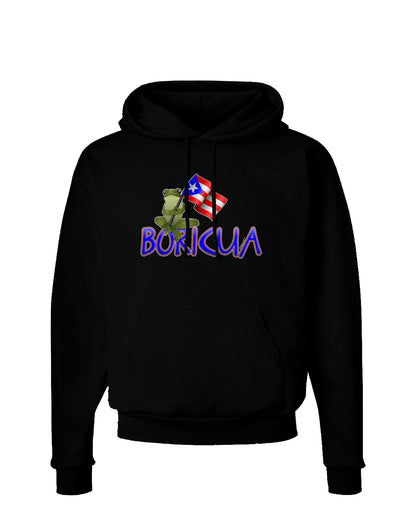 Coqui Boricua Dark Hoodie Sweatshirt-Hoodie-TooLoud-Black-Small-Davson Sales