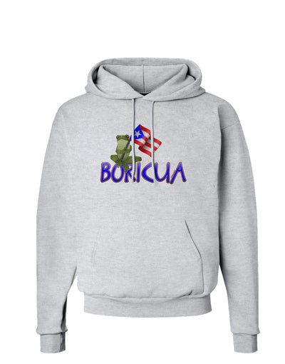 Coqui Boricua Hoodie Sweatshirt-Hoodie-TooLoud-AshGray-Small-Davson Sales