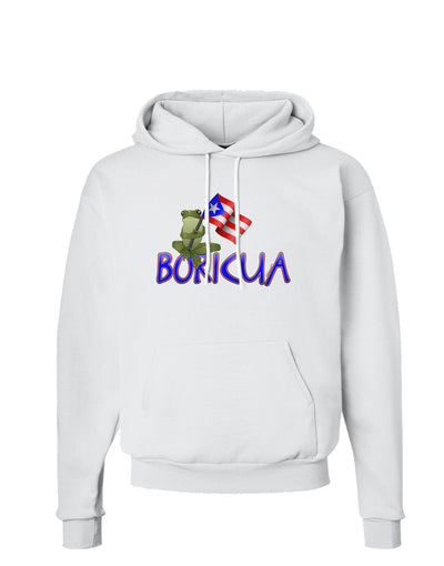 Coqui Boricua Hoodie Sweatshirt-Hoodie-TooLoud-White-Small-Davson Sales