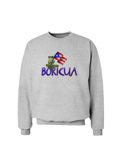 Coqui Boricua Sweatshirt-Sweatshirts-TooLoud-AshGray-Small-Davson Sales