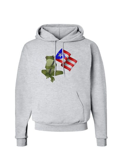 Coqui Holding Flag Hoodie Sweatshirt-Hoodie-TooLoud-AshGray-Small-Davson Sales