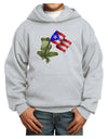 Coqui Holding Flag Youth Hoodie Pullover Sweatshirt-Youth Hoodie-TooLoud-Ash-XS-Davson Sales