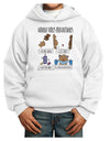 Corona Virus Precautions Youth Hoodie Pullover Sweatshirt-Youth Hoodie-TooLoud-White-XS-Davson Sales