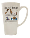 Corona Virus Safety Measures Implemented - 16 Ounce Conical Latte Coffee Mug - TooLoud-Conical Latte Mug-TooLoud-Davson Sales