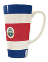 Costa Rican Flag AOP 16 Ounce Conical Latte Coffee Mug - Exquisite Drinkware Expertise-Conical Latte Mug-TooLoud-White-Davson Sales